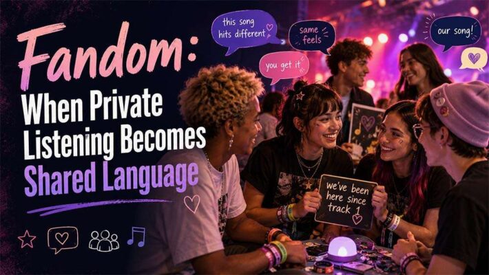 Fandom When Private Listening Becomes Shared Language