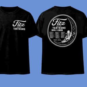 Fitz and the Tantrums Man on the Moon Tour 2025 Dates Graphic T Shirt