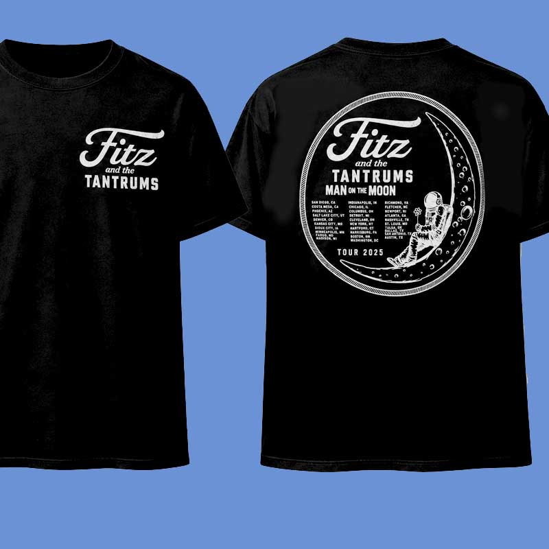 Fitz and the Tantrums Man on the Moon Tour 2025 Dates Graphic T Shirt