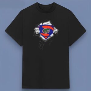 Florida Gators x Superman Logo Graphic Shirt