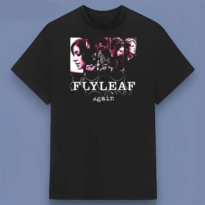 Flyleaf Band Again 2009 Song Graphic T Shirt