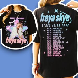 Freya Skye Silent Treatment Stars Align Tour 2026 Graphic Shirt