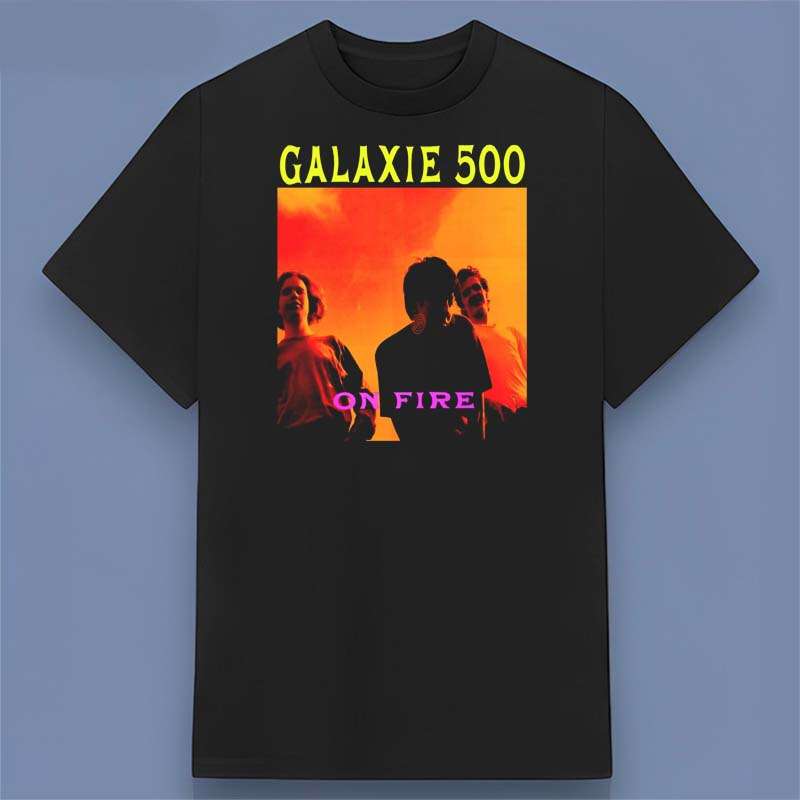 Galaxie 500 On Fire Album 1989 T Shirt