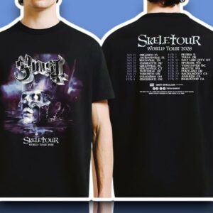 Ghost Skeletour World Tour Concert 2026 Dates Graphic T Shirt