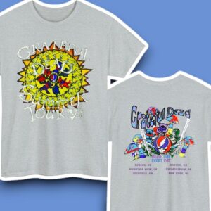 Grateful Dead Dead Day Every Day Summer Tour 1993 Retro Graphic Shirt