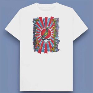 Grateful Dead Japan 1997 White Graphic Shirt