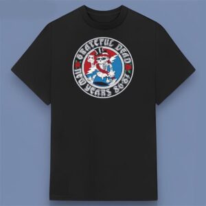 Grateful Dead New Years 86 87 Retro Black Graphic Shirt