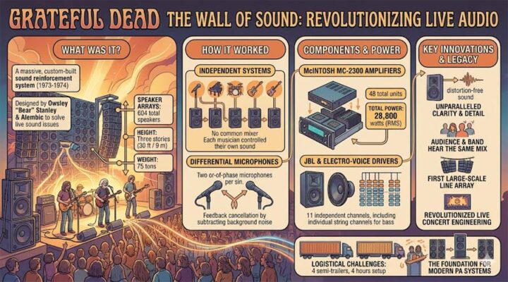 Grateful Dead The Wall of Sound Revolutionizing Live Audio