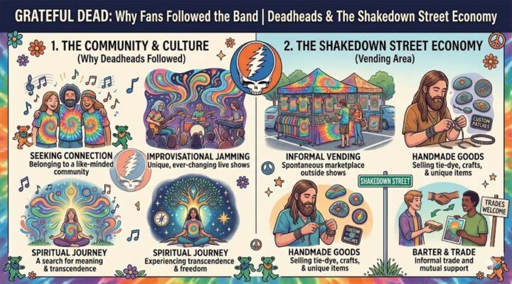 Grateful Dead Why Fans Followed the Band Deadheads and the Shakedown Street Economy
