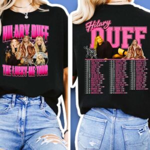 Hilary Duff The Lucky Me Tour 2026 Graphic Unisex T Shirt