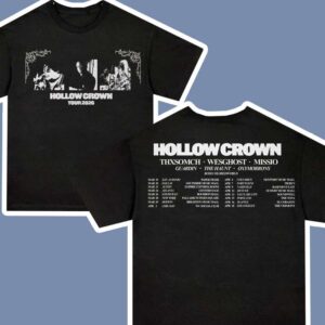 Hollow Crown Tour 2026 ThxSoMch MISSIO and WesGhost Graphic T Shirt