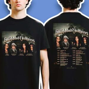 Hollywood Vampires World Tour 2026 Concert Graphic T Shirt