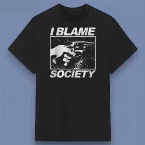 I Blame Society Totally Fed Up 1993 Graphic T Shirt