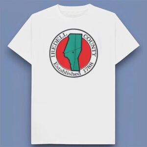 Iredell County Established 1788 White Graphic T Shirt