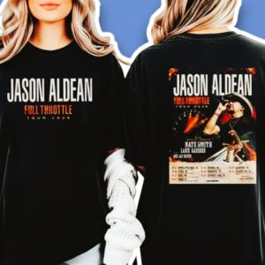 Jason Aldean Full Throttle Tour Concert 2026 Music T Shirt