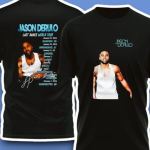 Jason Derulo Last Dance World Tour 2026 Dates Graphic Shirt