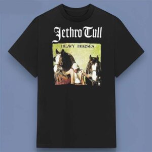 Jethro Tull Heavy Horses Album 1978 Retro T Shirt