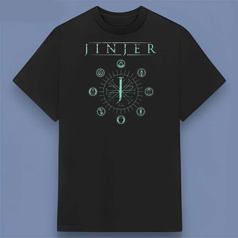 Jinjer Band Black Graphic T Shirt Gift For Fans