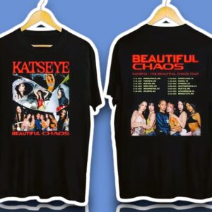 Katseye Beautiful Chaos Tour 2025 Dates Graphic Shirt