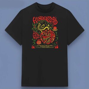 King Gizzard And the Lizard Wizard Tour USA 2024 Graphic T Shirt For Fans