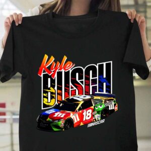 Kyle Busch 18 Team Collection 2020 Nascar Logo Racing Graphic T Shirt