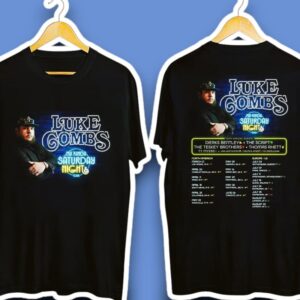 Luke Combs My Kinda Saturday Night Tour 2026 Dates Graphic Shirt