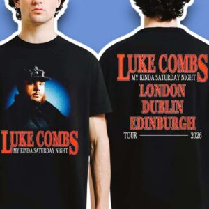 Luke Combs My Kinda Saturday Night Tour 2026 Graphic T Shirt