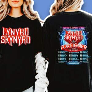 Lynyrd Skynyrd Double Trouble Vision Tour 2026 Dates Graphic Shirt