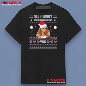 Mariah Carey All I Want For Christmas Is You Graphic Shirt