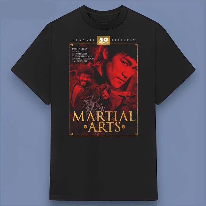 Martial Arts 50 Movie Pack Poster Graphic T Shirt
