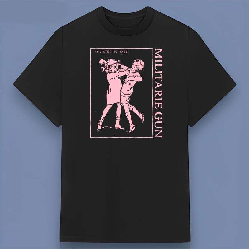 Militarie Gun Band Addicted To Rage Big Disappointment T Shirt