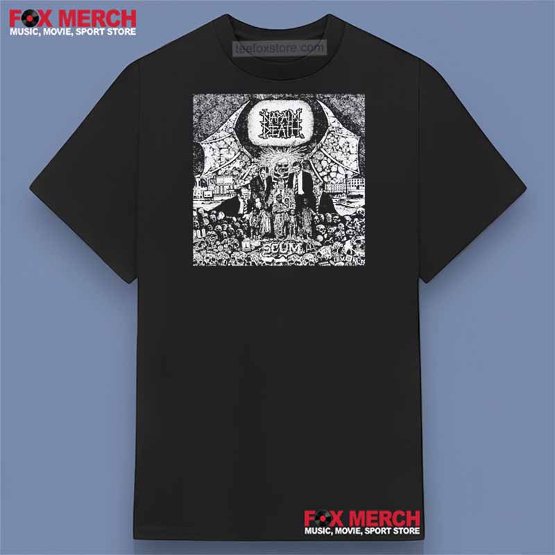 Napalm Death Scum 1987 Graphic Shirt