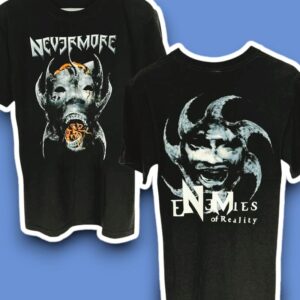 Nevermore Enemies Of Reality Band Graphic Shirt