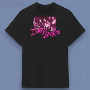 No Life Til Metal Dirty Looks Band Graphic Unisex T Shirt