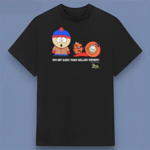 Oh My God They Killed Kenny South Park 1997 Retro Graphic Shirt