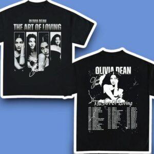 Olivia Dean The Art of Loving Tour 2026 Dates Graphic Shirt