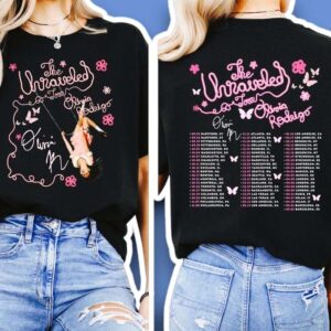 Olivia Rodrigo Unraveled Tour 2026 Graphic Unisex T Shirt