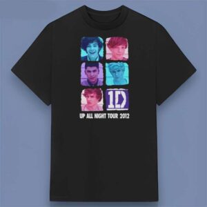 One Direction Band Up All Night Tour 2012 Retro Shirt