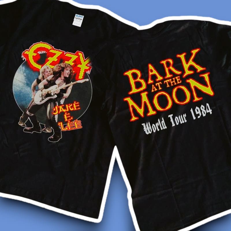 Ozzy Osbourne Jake E Lee Bark At The Moon 1994 Graphic Shirt