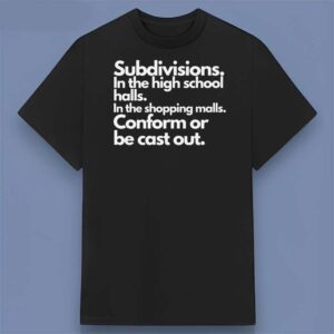 RUSH Subdivisions 1982 Retro T Shirt