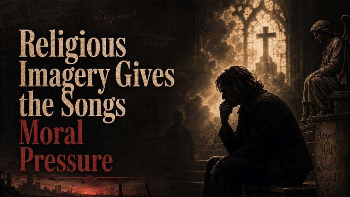 Religious Imagery Gives the Songs Moral Pressure