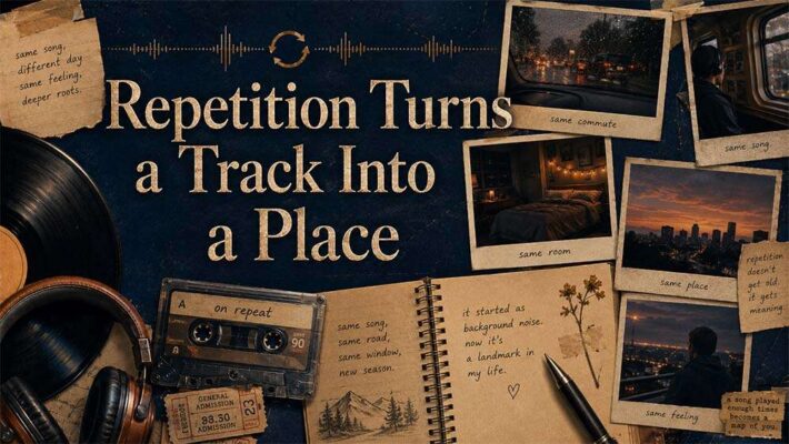 Repetition Turns a Track Into a Place Repetition Turns a Track Into a Place