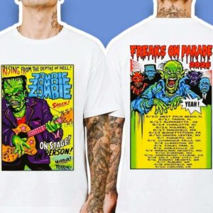 Rob Zombie Freaks On Parade Tour 2026 Graphic Tee