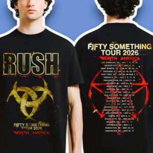Rush Stage Fifty Something Tour 2026 Concert Unisex T Shirt