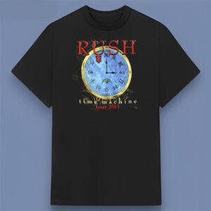 Rush Time Machine Tour 2011 Music Graphic T Shirt