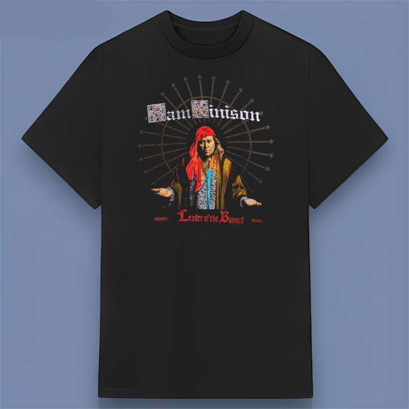Sam Kinison Leader of The Banned Album 1990 Retro T Shirt