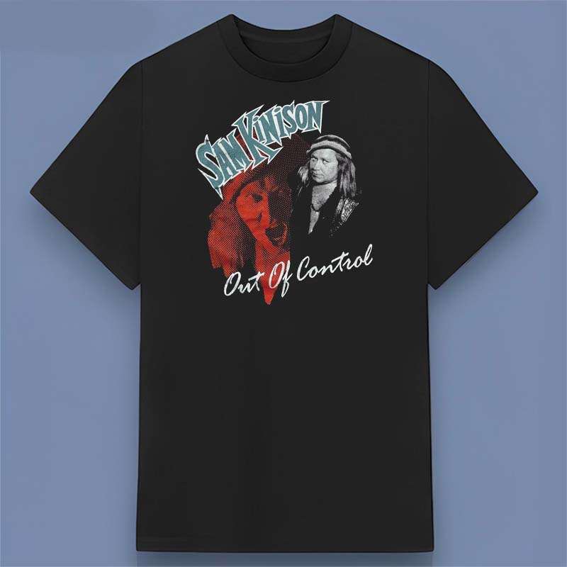 Sam Kinison Out of Control 1988 Retro Graphic T Shirt