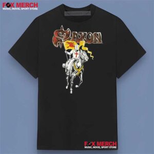 Saxon Crusader Tour 1984 Graphic Shirt