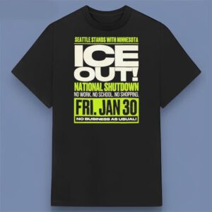 Seattle Stand With Minnesota ICE Out Graphic Shirt
