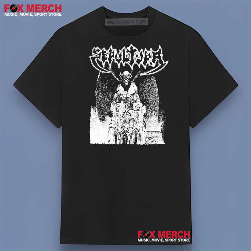 Sepultura Bestial Devastation Album 1985 Graphic Shirt